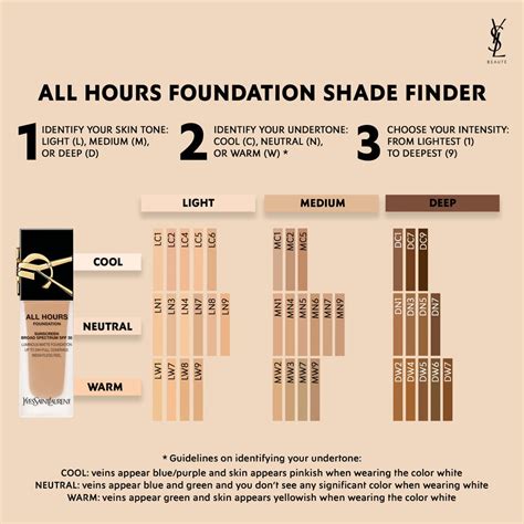 ysl all hours foundation shades|ysl all hours foundation sample.